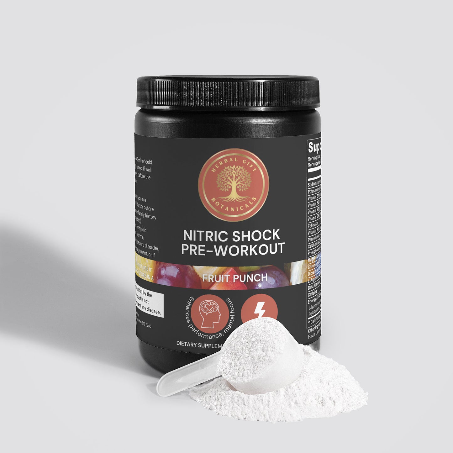 Nitric Shock Pre-Workout Powder (Fruit Punch)