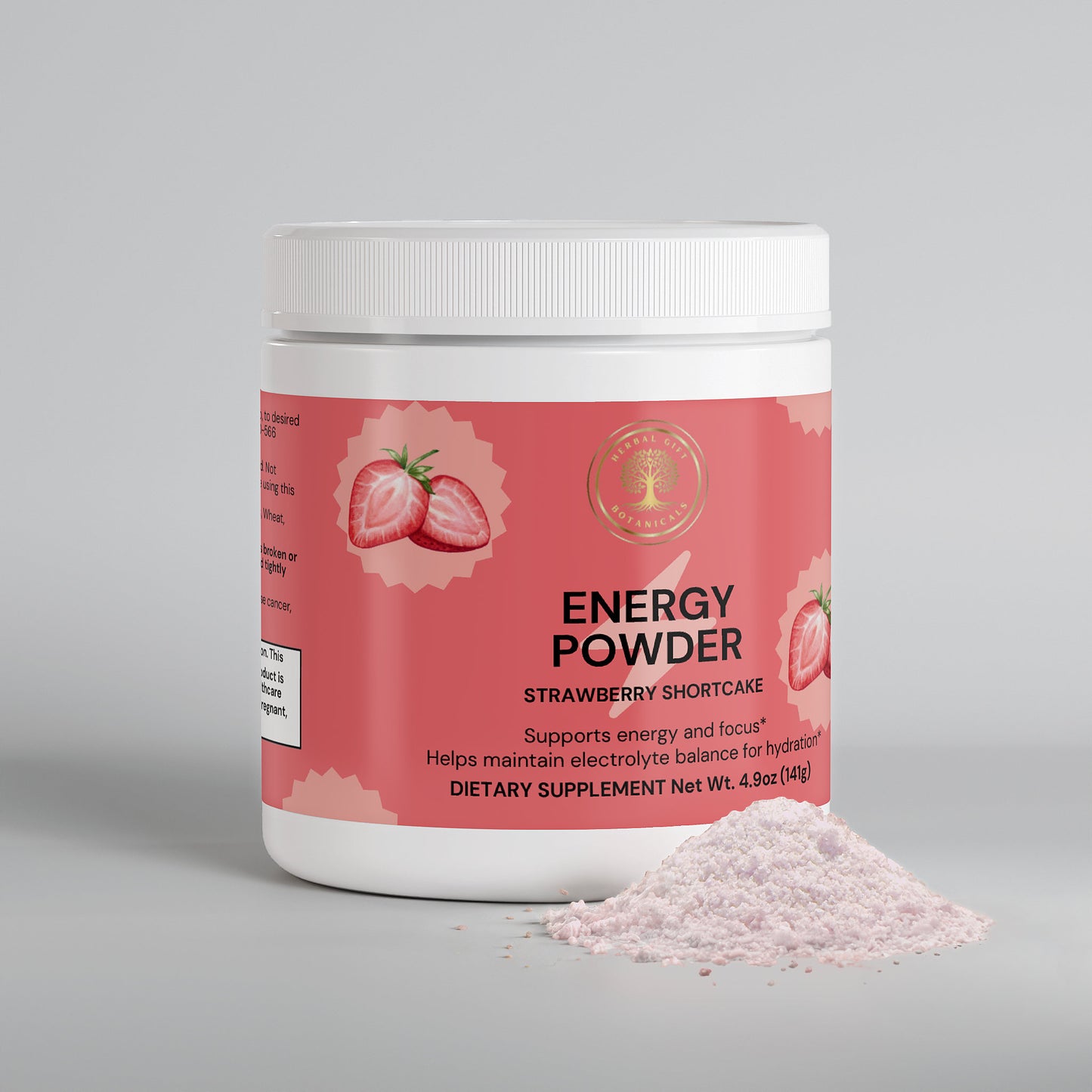 Energy Powder (Strawberry Shortcake)