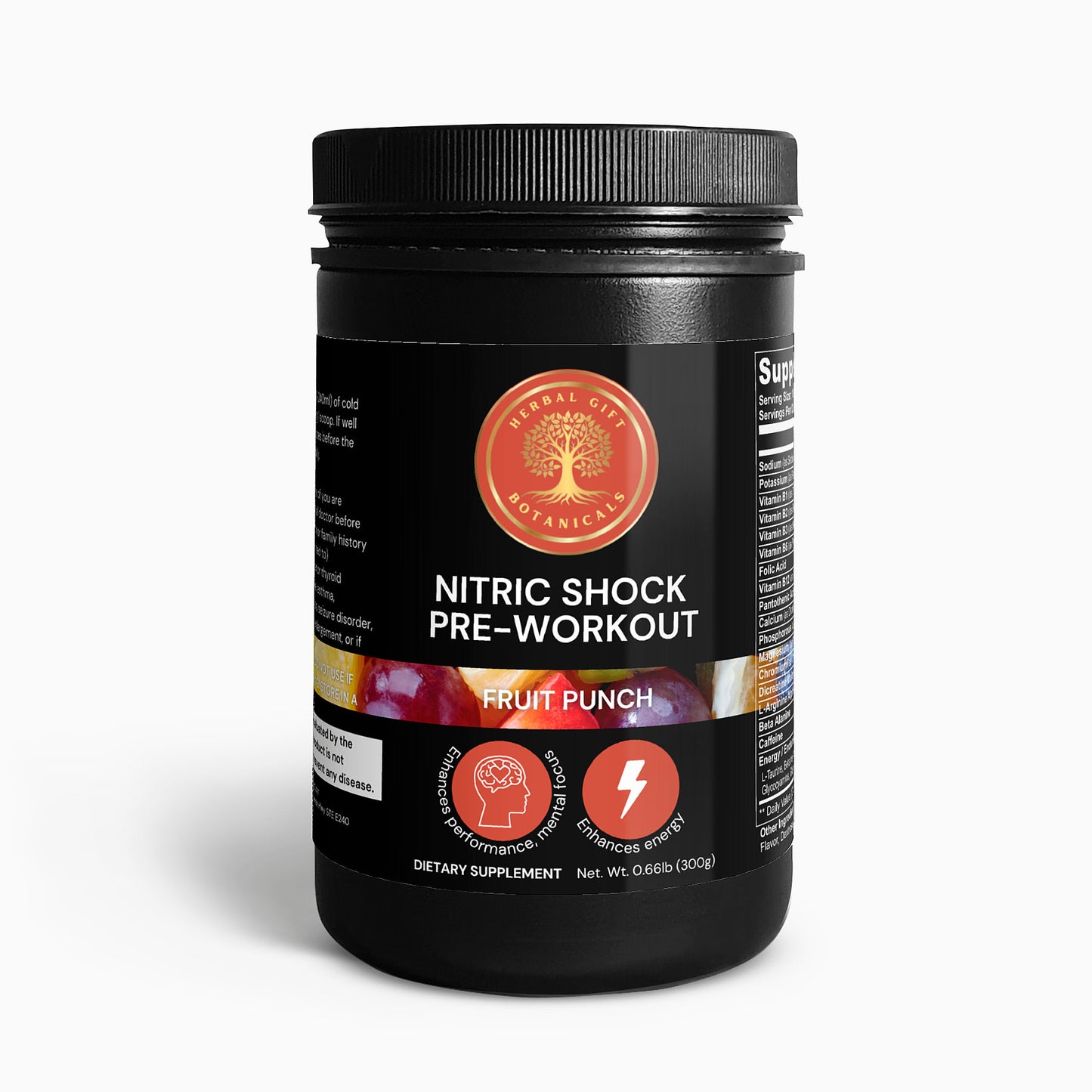 Nitric Shock Pre-Workout Powder (Fruit Punch)