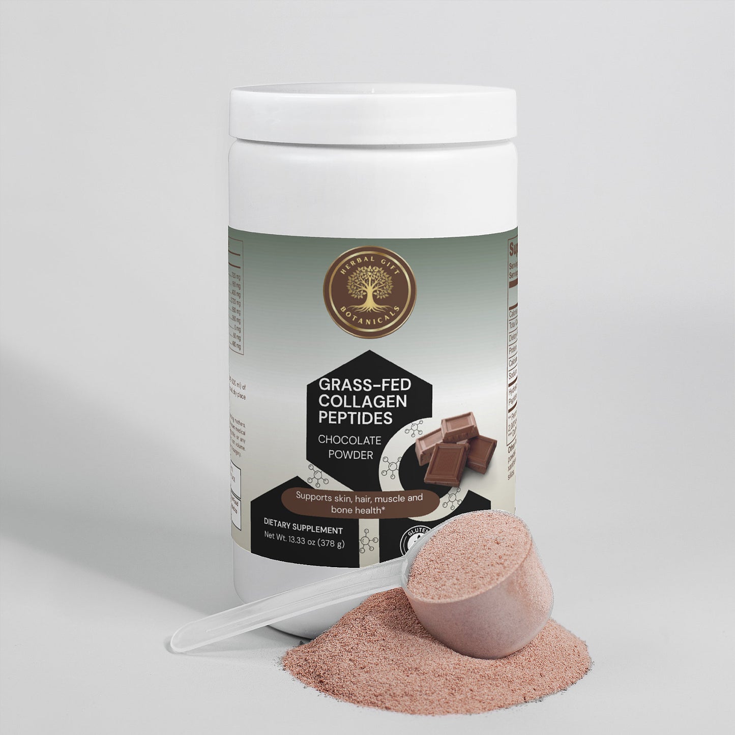 Grass-Fed Collagen Peptides Powder (Chocolate)