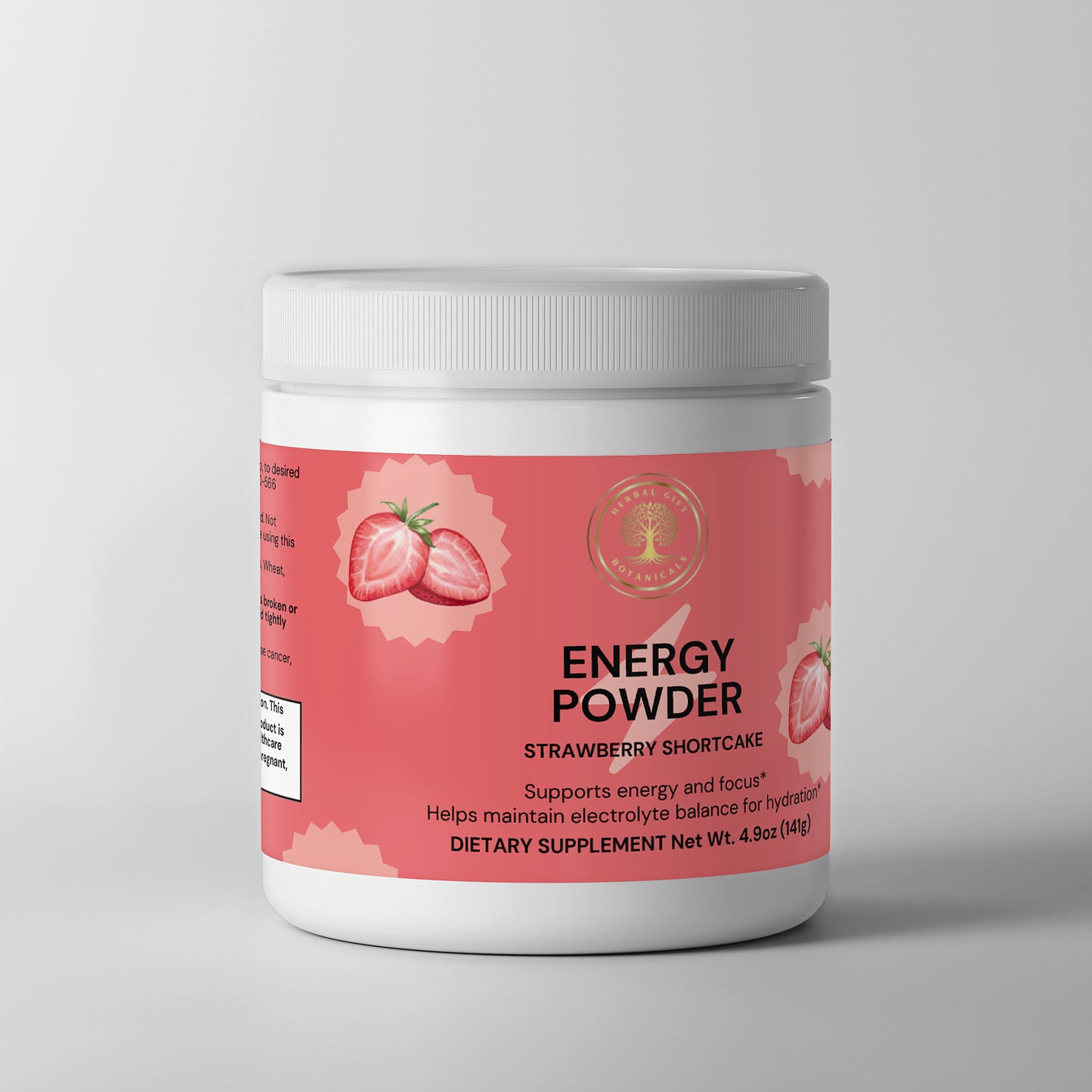 Energy Powder (Strawberry Shortcake)