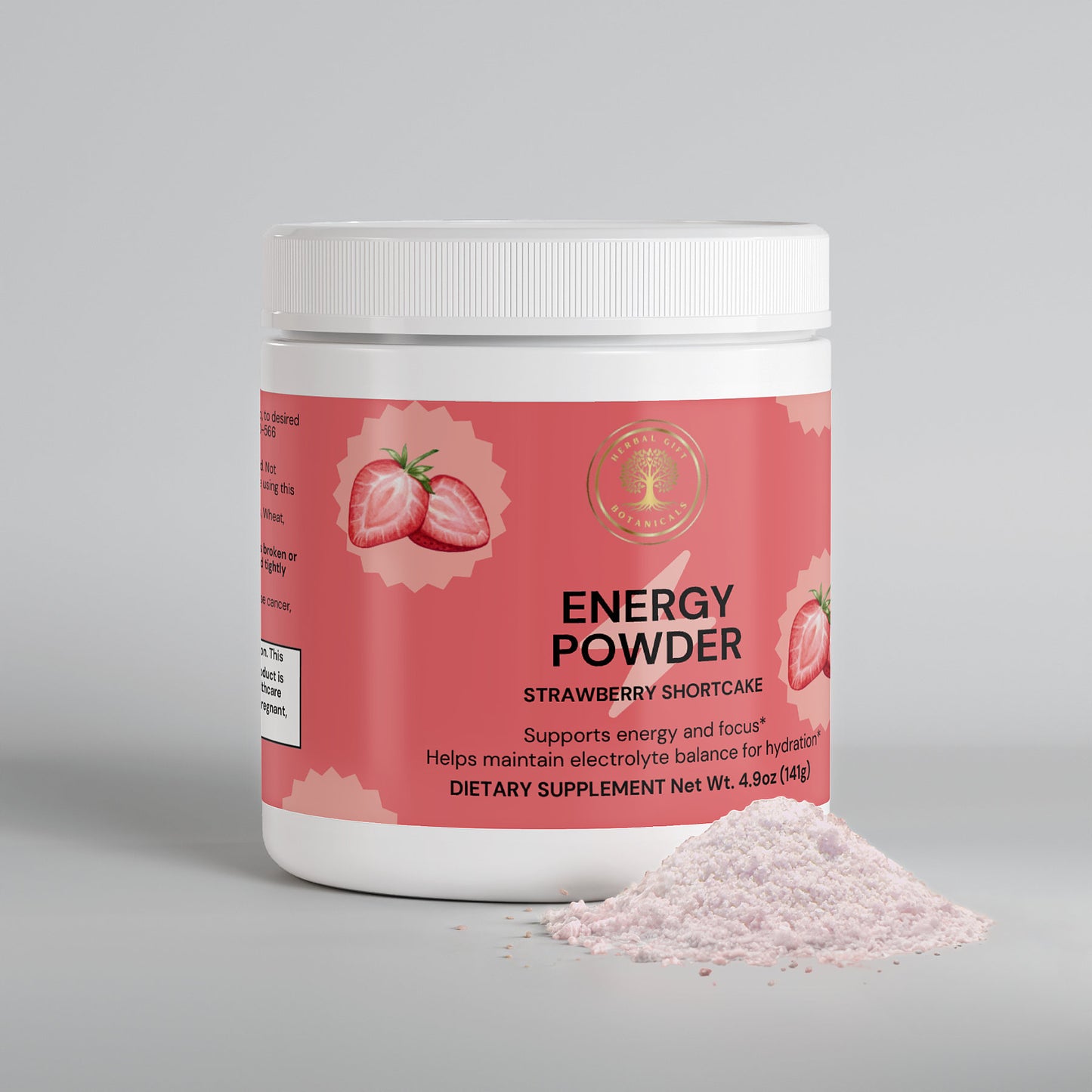 Energy Powder (Strawberry Shortcake)