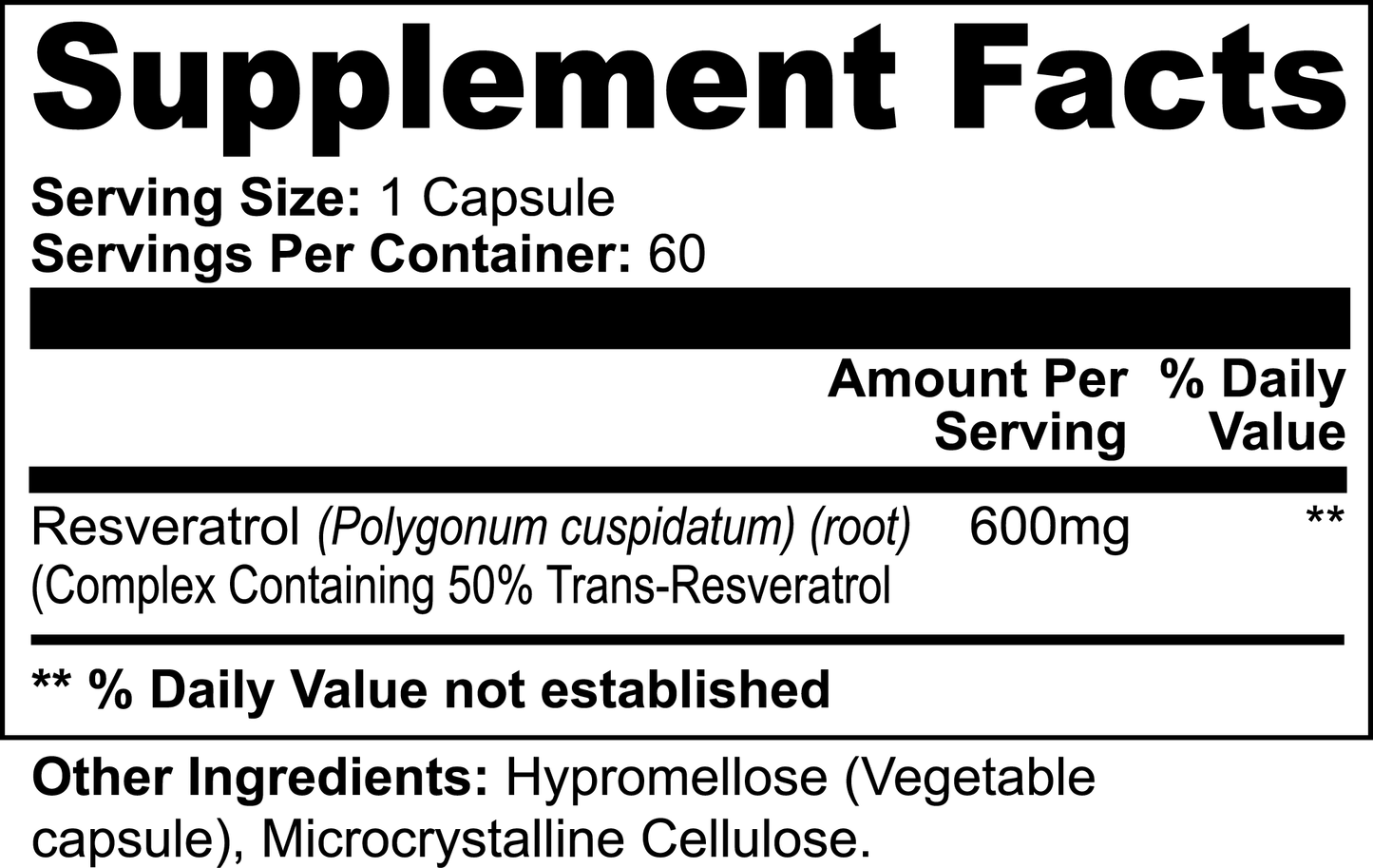 Resveratrol 50%